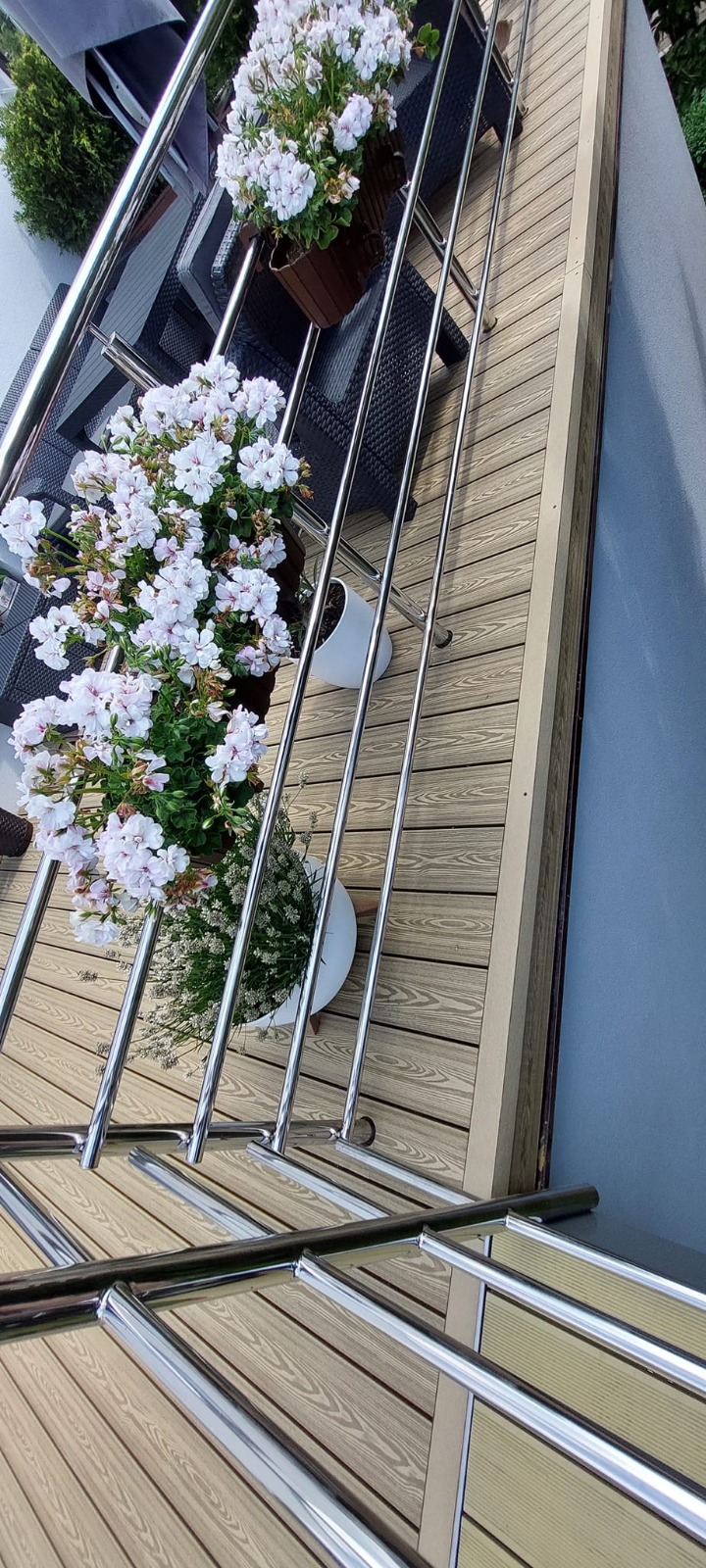 Honey Teak Balcony 3D – warm style and effortless comfort