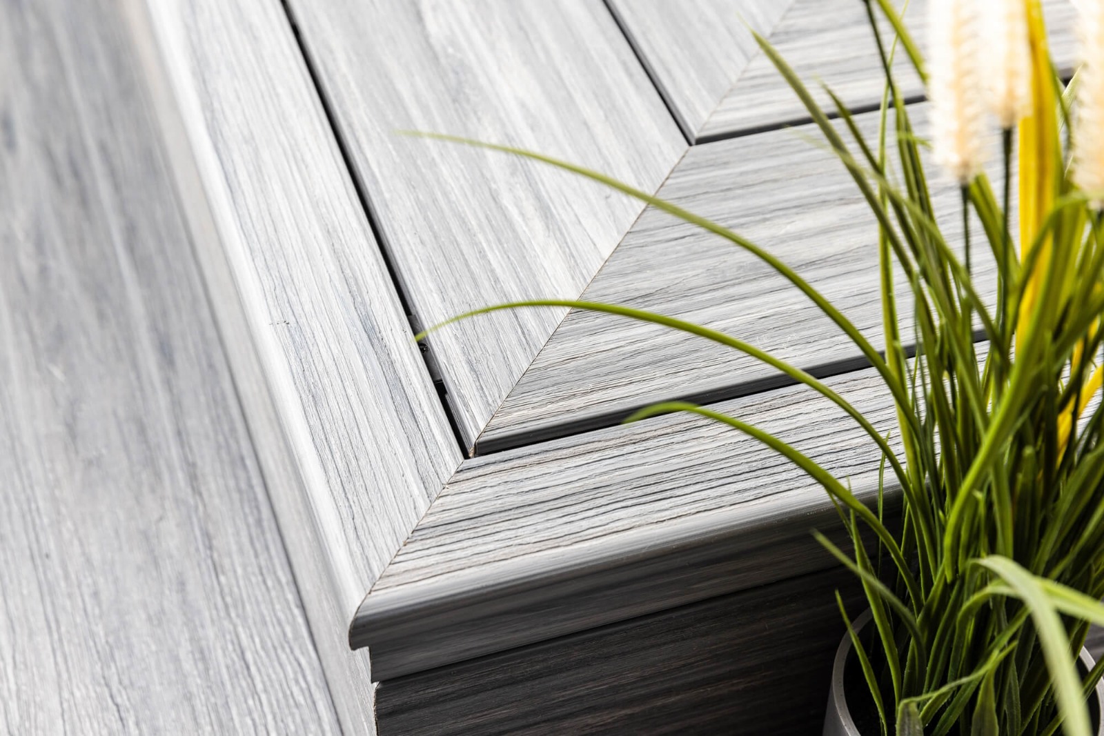 Exposition in Rumia showroom - composite boards and lamellas 