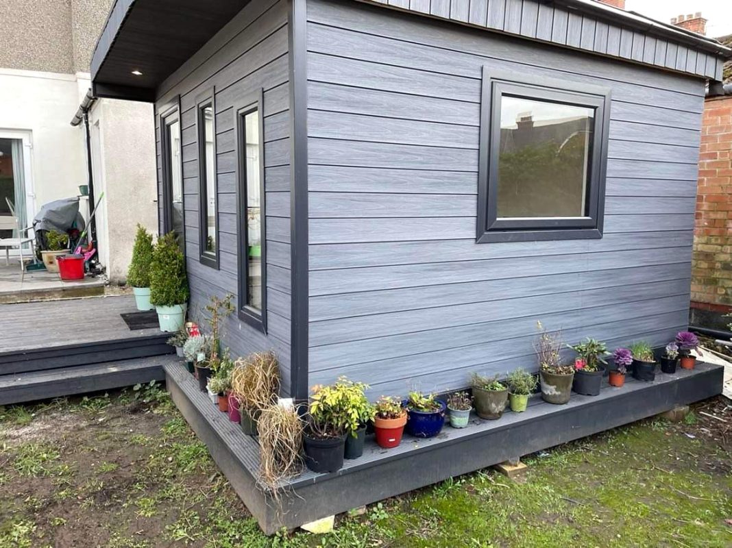 Garden house – Premium Gray cladding board