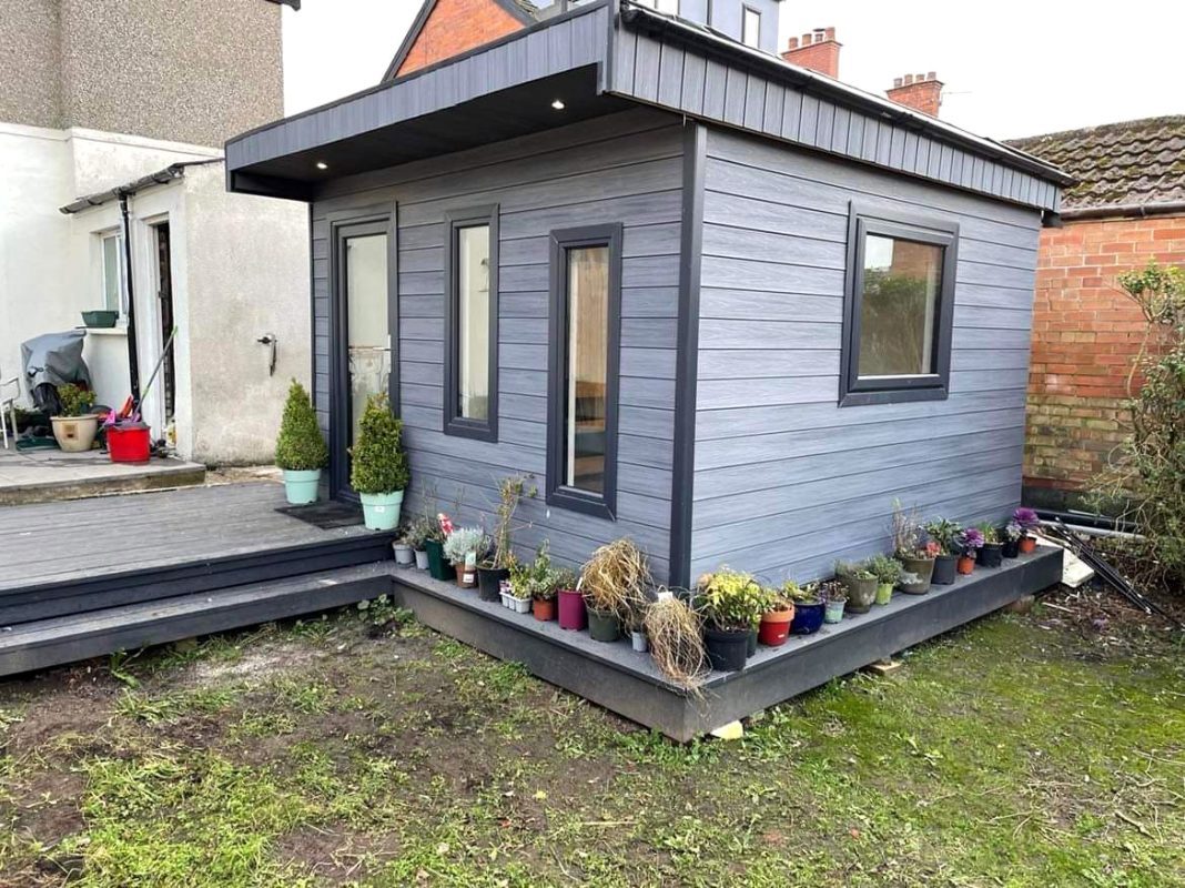 Garden house – Premium Gray cladding board