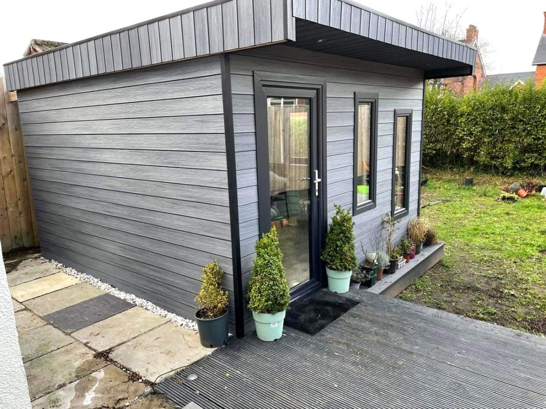 Garden house – Premium Gray cladding board