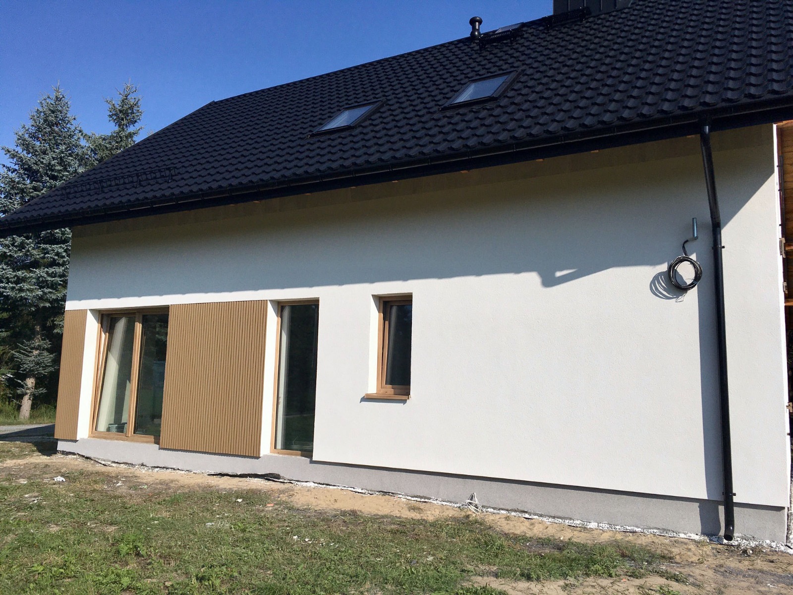 Composite Oak lamella facade