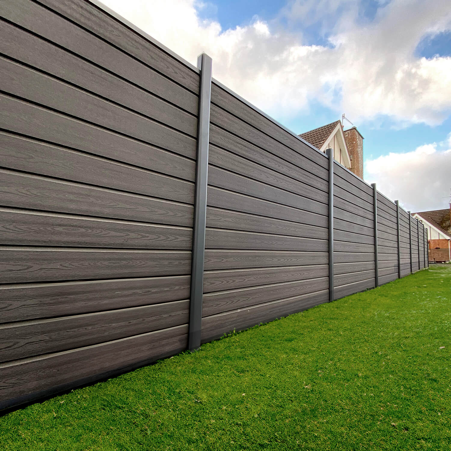 Fence Board Premium 3D Anthracite – The Perfect Addition to Your Garden
