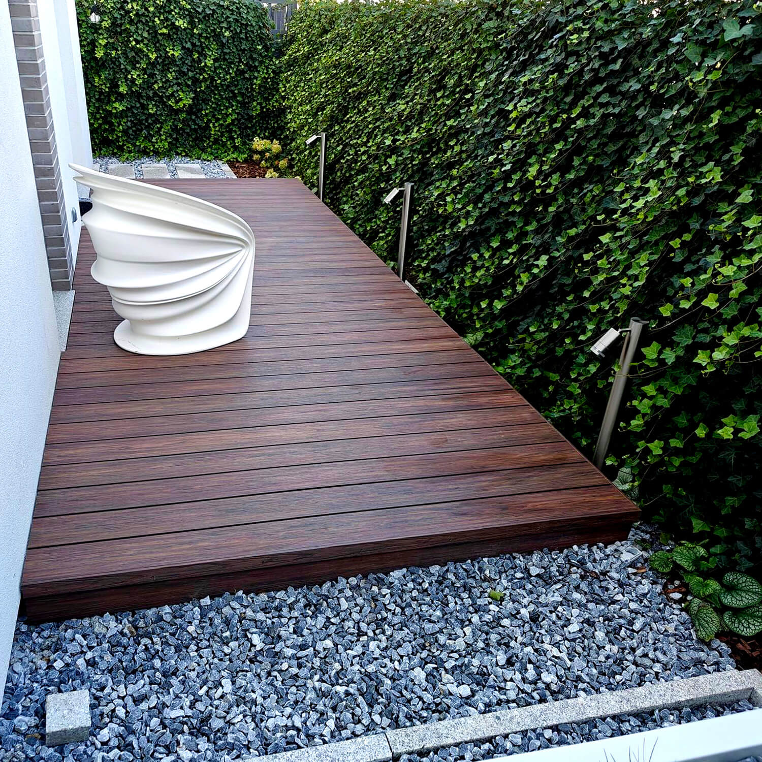 Modern Terrace with Premium Redwood Composite Decking Boards