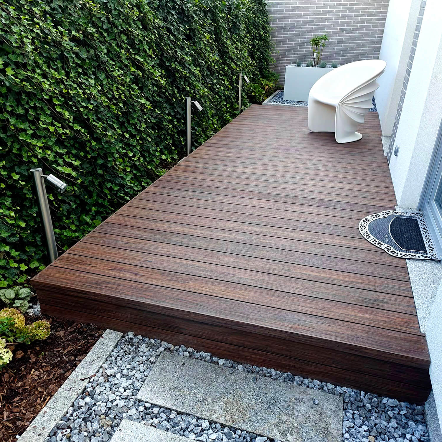 Modern Terrace with Premium Redwood Composite Decking Boards