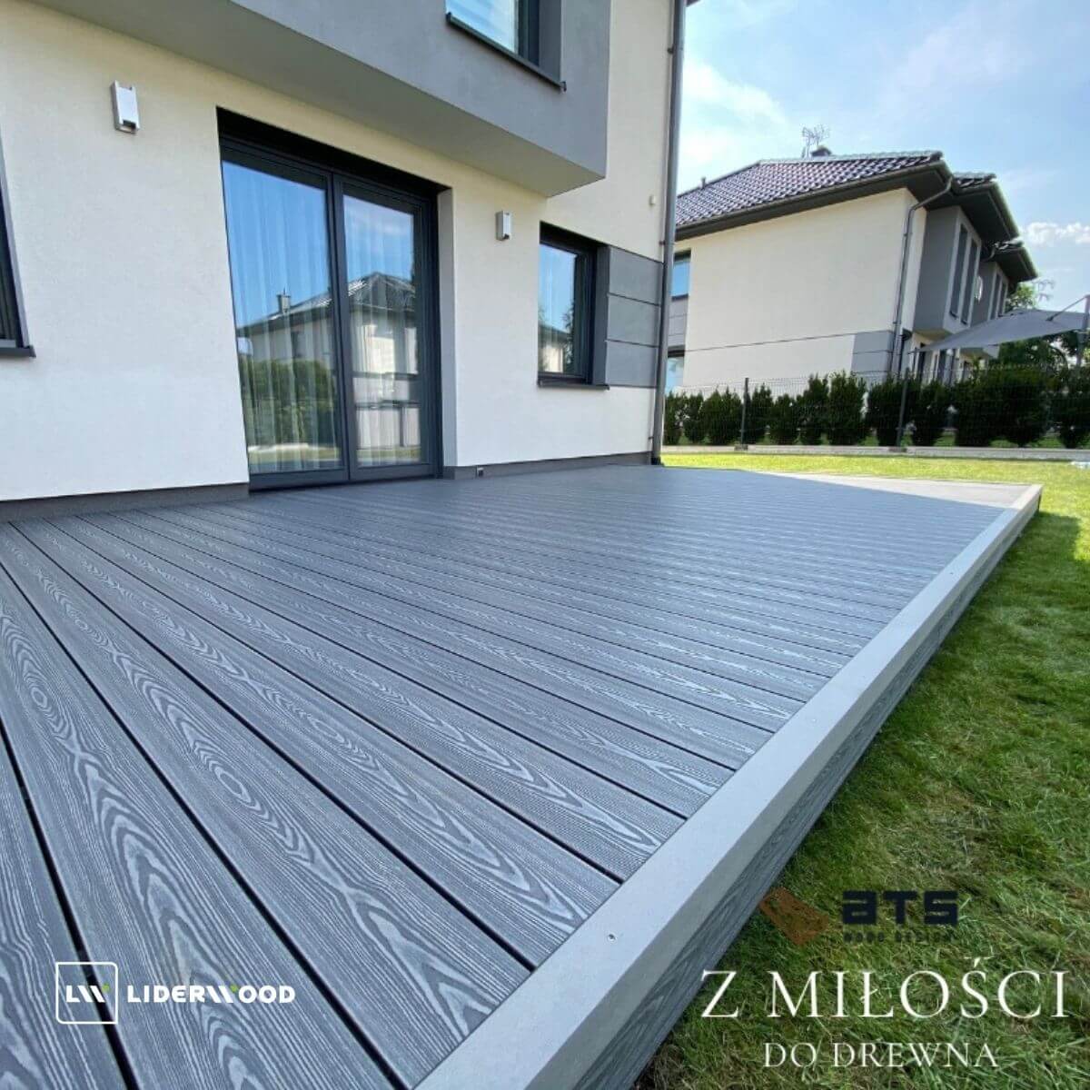 Terrace made of Composite Decking Boards 3D – The Perfect Finish for Your Space
