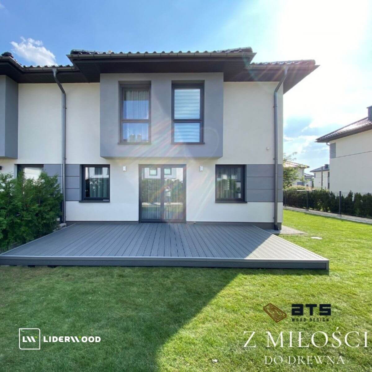 Terrace made of Composite Decking Boards 3D – The Perfect Finish for Your Space