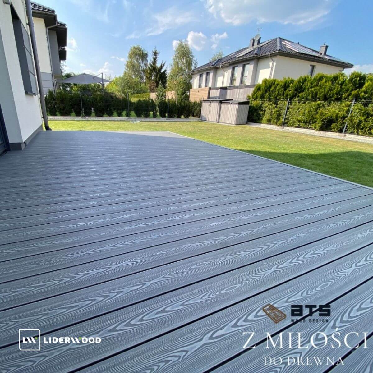 Terrace made of Composite Decking Boards 3D – The Perfect Finish for Your Space