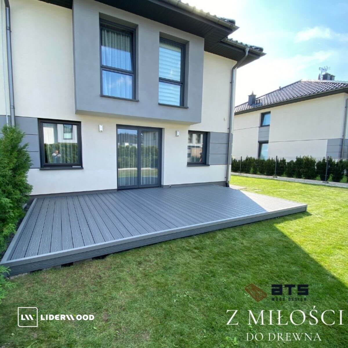 Terrace made of Composite Decking Boards 3D – The Perfect Finish for Your Space