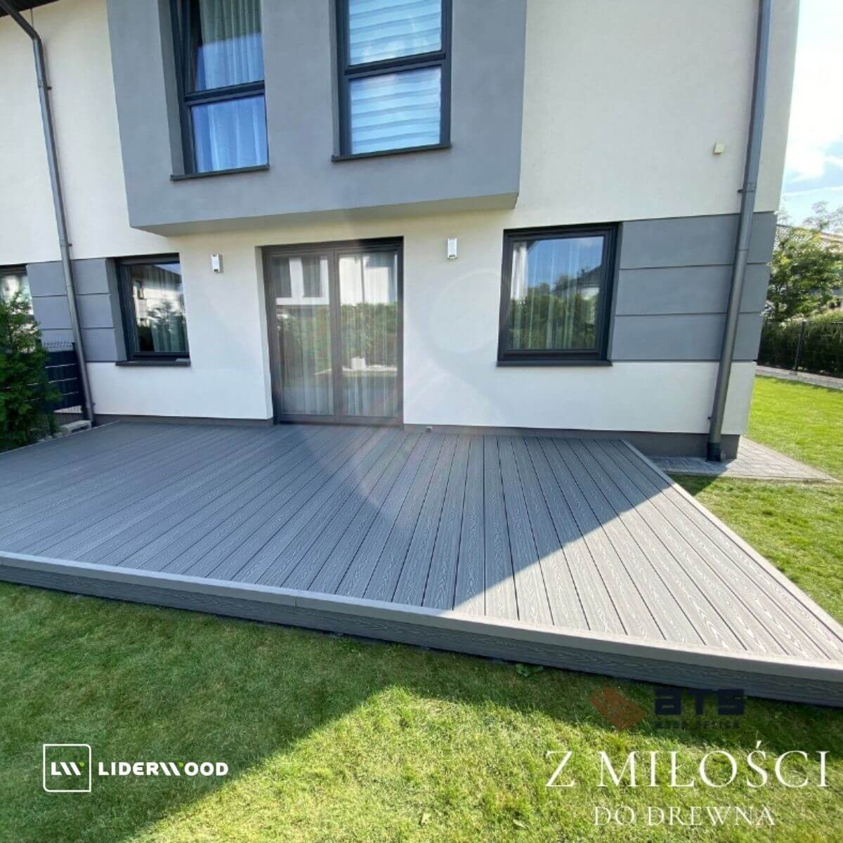 Terrace made of Composite Decking Boards 3D – The Perfect Finish for Your Space