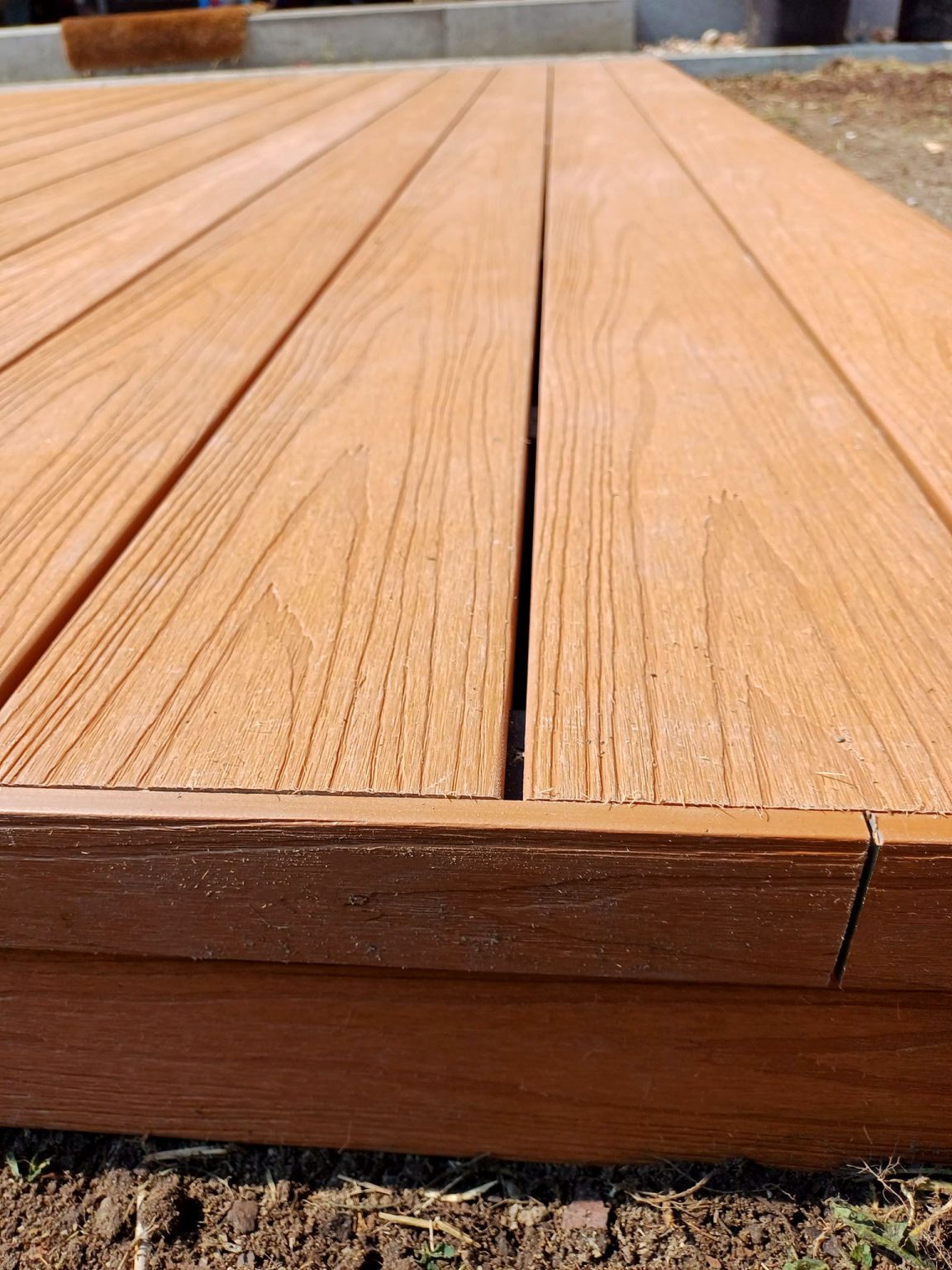 Small terrace with Cotto Premium composite decking