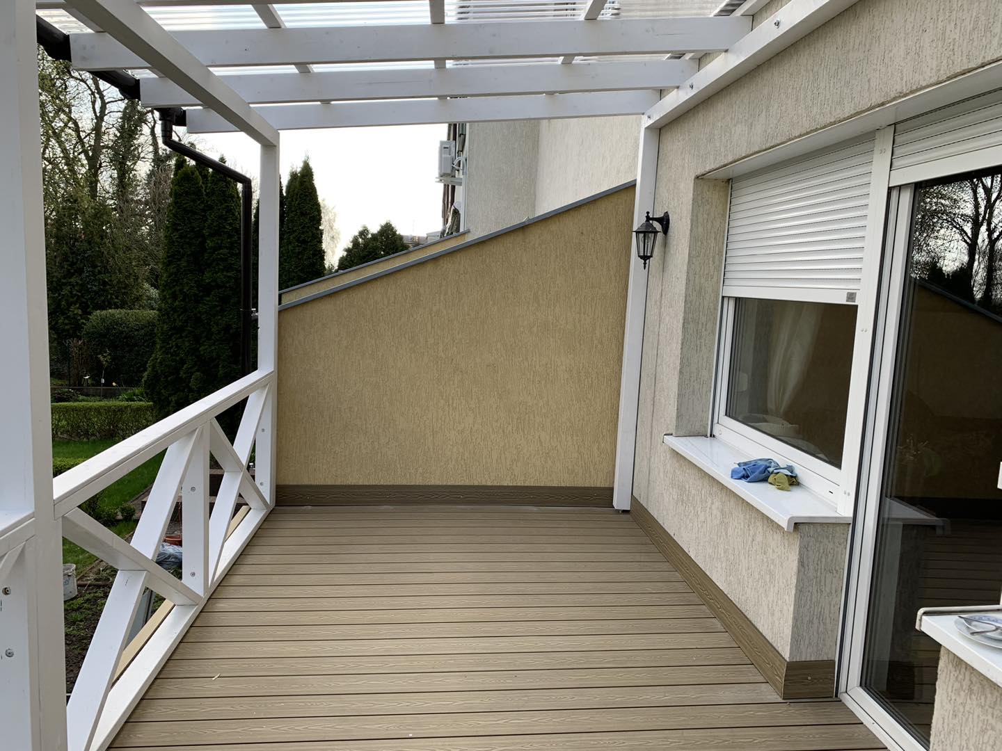 Honey Teak 3D terrace – rustic elegance