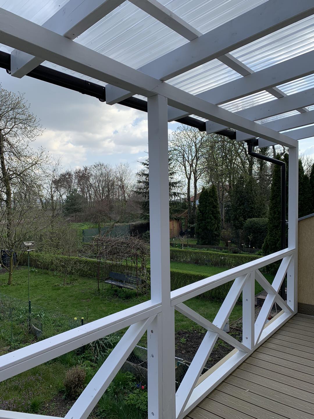 Honey Teak 3D terrace – rustic elegance