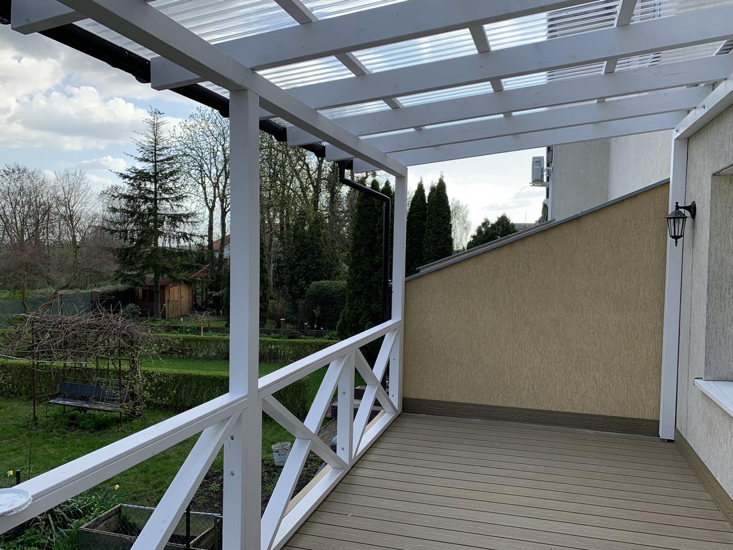 Honey Teak 3D terrace – rustic elegance