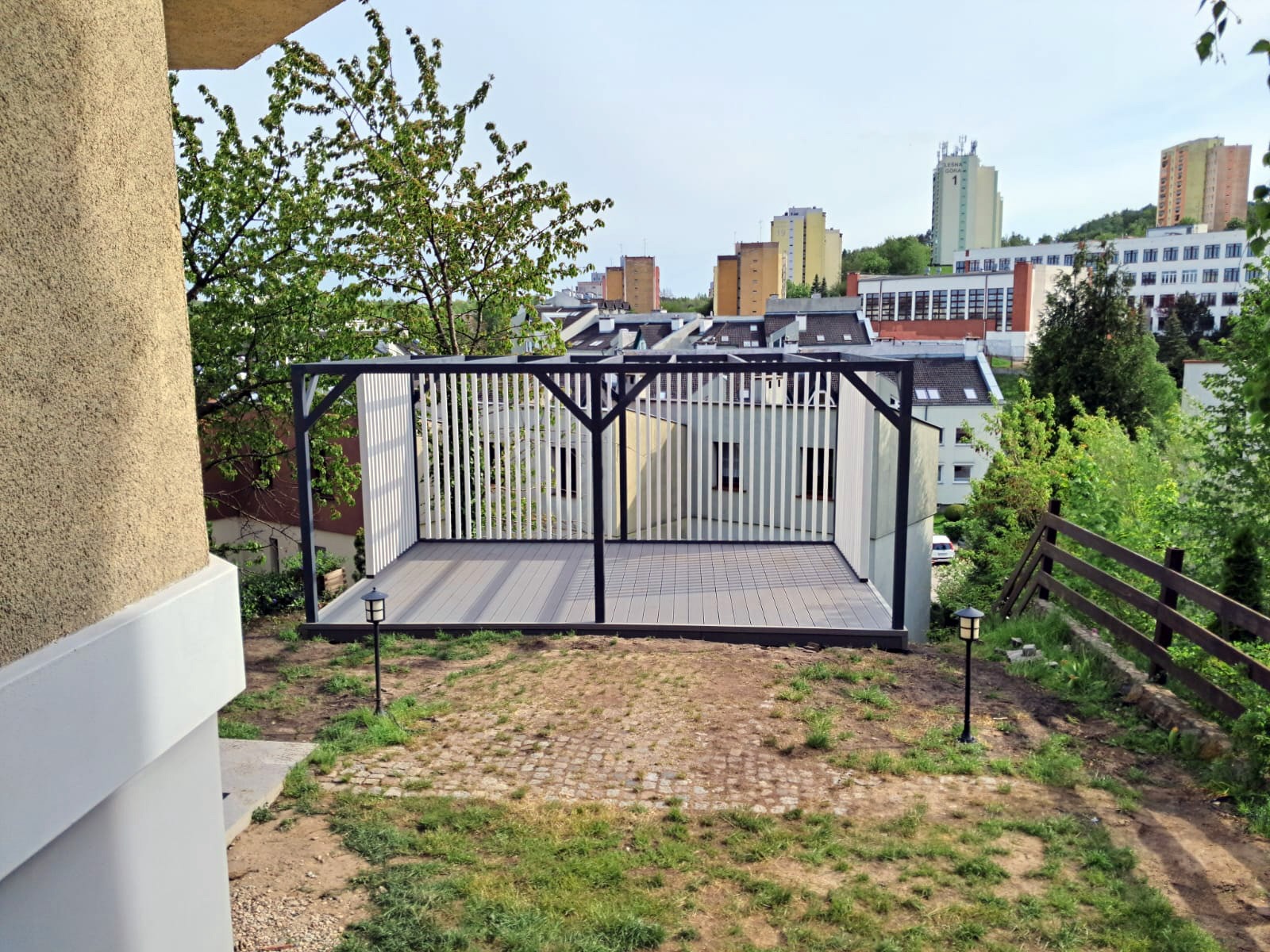 Composite decking - terrace decking board Light Grey Standard