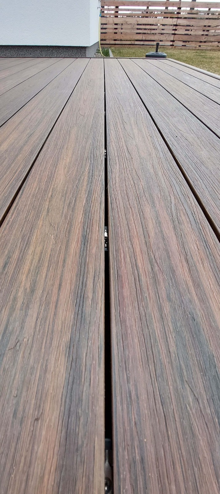 Large terrace - WPC Decking Board Premium Redwood