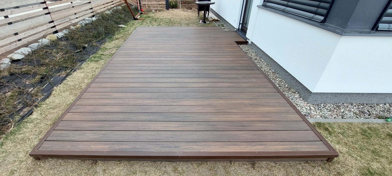 Large terrace - WPC Decking Board Premium Redwood