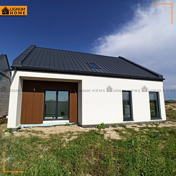 Cladding Structure Made of Premium Teak Louvered Facade Boards