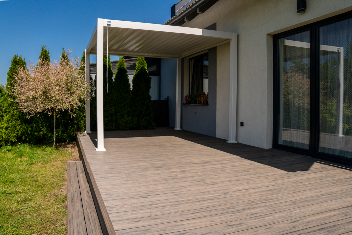 Premium Antique Decking - a Terrace in a Natural Style