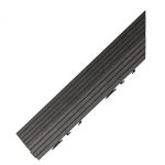 Standard Composite Left Corner Decking Tile Anthracite