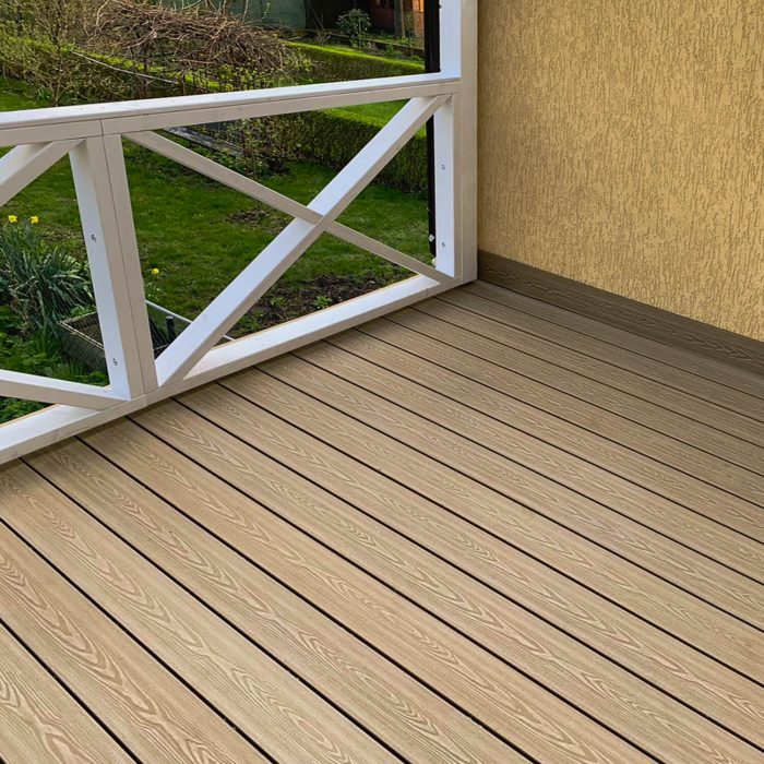 Composite Decking Board 3D Honey Teak - 3 m - Image 3