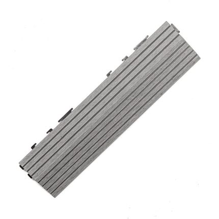 Standard Composite Side Decking Tile Light Gray