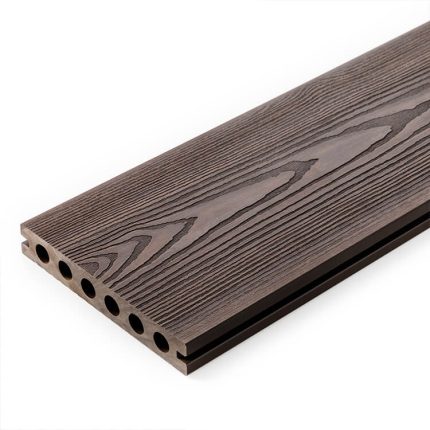 composite decking board 3d brown