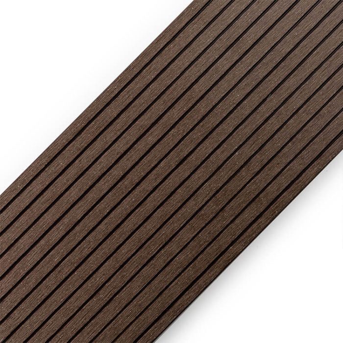 composite decking board standard brown wide groove 1