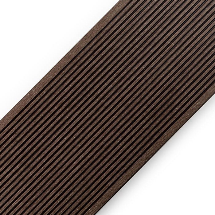 composite decking board standard brown slim groove 1