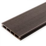 composite decking board standard brown slim groove