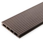 composite decking board standard brown wide groove