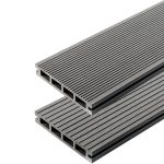 composite decking board standard light gray