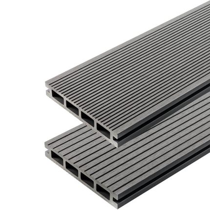 composite decking board standard light gray