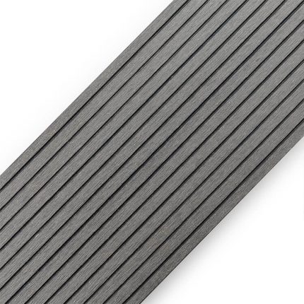 composite decking board standard gray wide groove