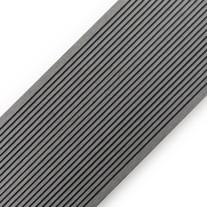 composite decking board standard gray slim groove