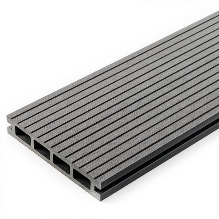 composite decking board standard gray wide groove 1