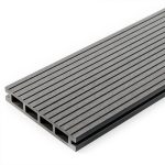 composite decking board standard gray wide groove