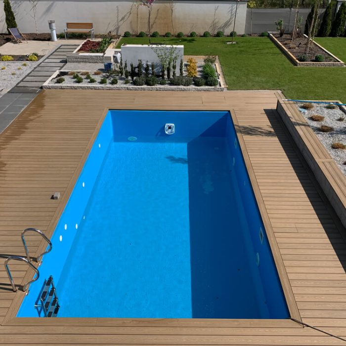 composite-decking-board-3D-Honey-Teak-poolside-area-dabrowa-gornicza-2