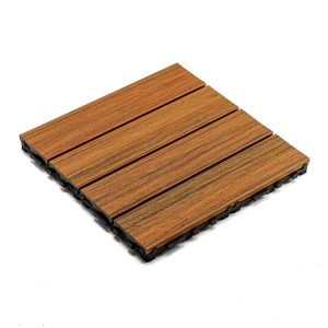 Premium Composite Decking Tile amber