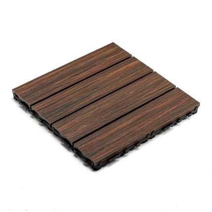 Premium Composite Decking Tile Redwood