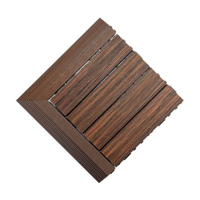 Premium Composite Decking Tile Redwood