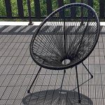 Standard Composite Decking Tile Anthracite terrace