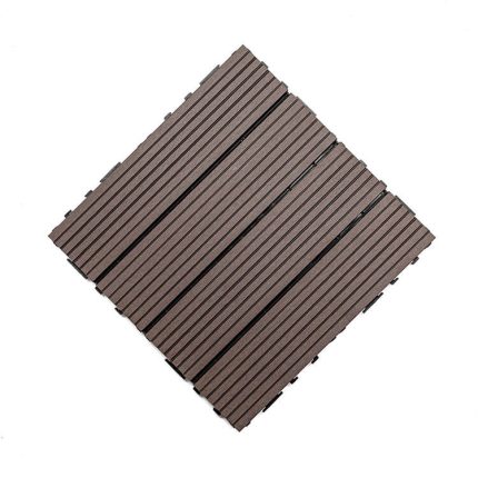 standard composite decking tile dark brown