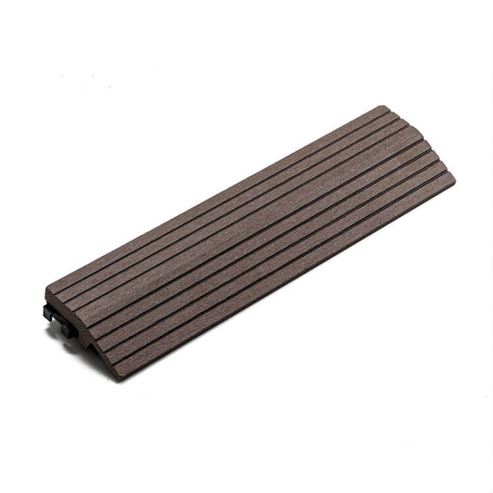 Side Composite Decking Tile Brown