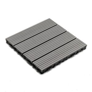 standard composite decking tile light gray