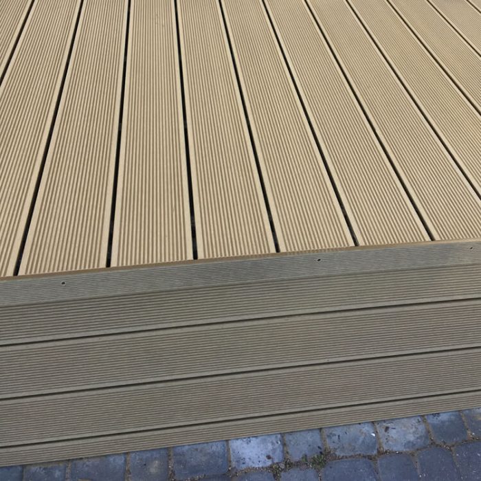 composite decking board honey teak liderwood warsaw terrace 1