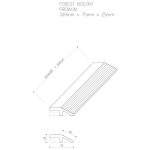 technical drawing premium composite decking tiles side