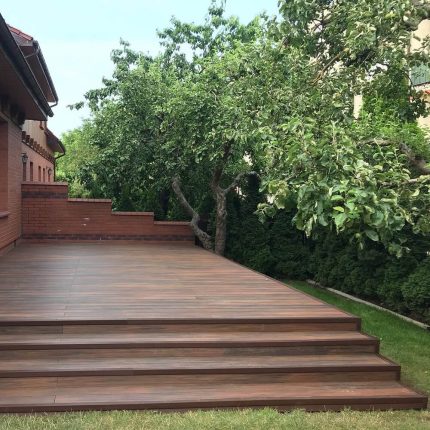 Composite Decking Board Premium teak redwood