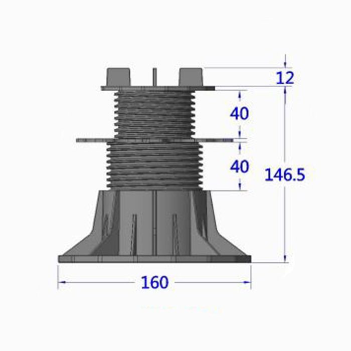 adjustable tiles pedestal ETP tiles 66-145mm 1