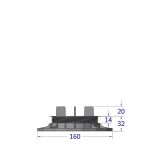 adjustable tiles pedestal ETP tiles 140-220mm